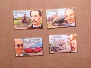 St. Vincent - 1044-47, MNH Set. Auto Centenary. SCV - $6.25