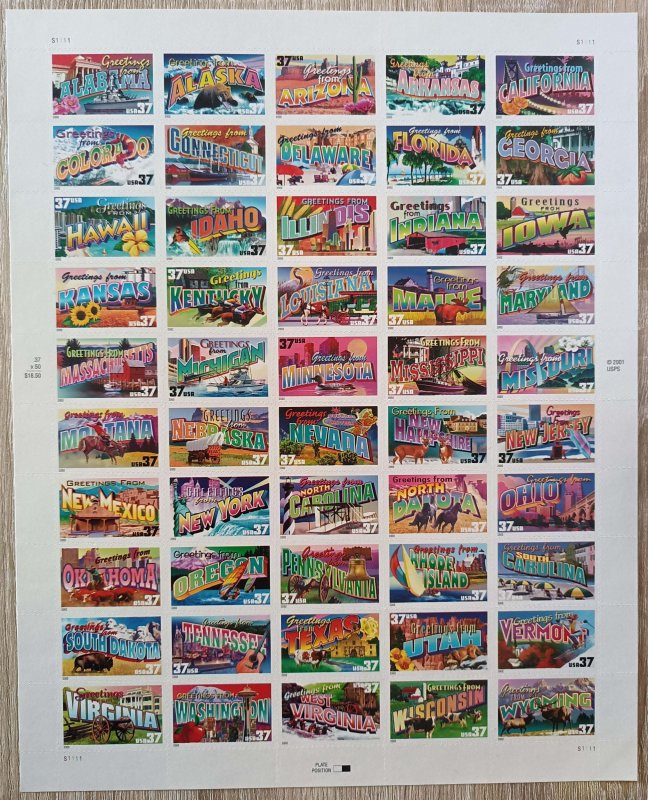 US Modern Stamps Lot