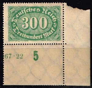 Germany 1922,Sc.#201 MNH with part of H 7067.22