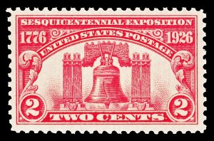 Scott 627 2c Sesquicentennial Issue Mint XF NH