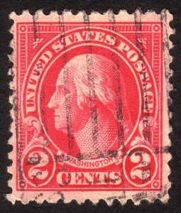 1923, US 2c, Washington, Used, Sc 554