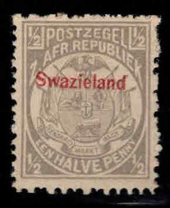 Swaziland Scott 9 MH* stamp rough perfs