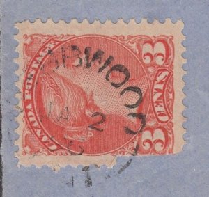 ONTARIO SPLIT RING TOWN CANCEL WEBBWOOD, JA 2, 96 (EARLY) 