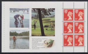 SMH37a Scotland 1989 Machin  Booklet Pane MNH