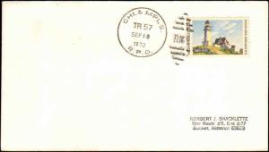 1970 CHI. & MPLS RPO RAILROAD &  POST OFFICE CANCEL