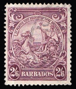 Barbados Scott 201 Used.