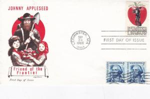 United States 1966 Johnny Appleseed FDC Unadressed VGC D