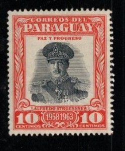 Paraguay - #537 President Alfredo Stroessner - Unused NG