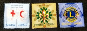 Romania World Organizations 2004 Scout Red Cross Crescent Lions Club (stamp) MNH