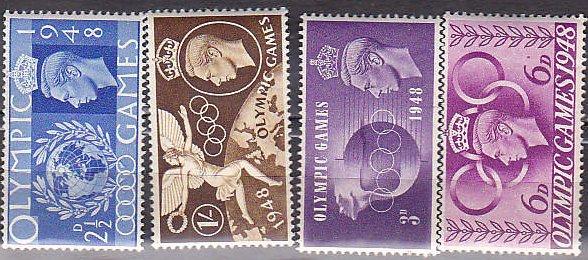 Great Britain 271-4 1948 Olympics Cpl MNH