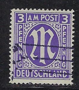 Germany AM Post Scott # 3N2b, used