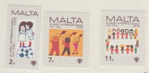 Malta Scott #560-561-562 Stamp - Mint NH Set