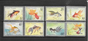 FISH - VIETNAM #901-8 GOLDFISH MNH