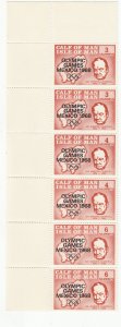 Calf of Man 1968 Olympic Games overprints Perf. NHM