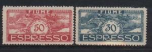 Fiume #E2 - #E3 VF Mint Set