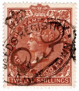 (I.B) Cape of Good Hope Revenue : Stamp Duty 12/- (1896)