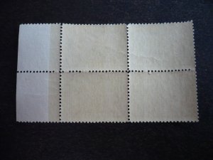 Stamps - Canada - Scott# 55 - Mint Never Hinged Block of 4 Stamps + Selvedge