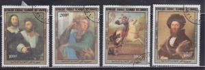 Comoro Islands 587-590 Paintings 1983