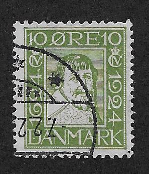 DENMARK SC# 166 FVF/U 1924