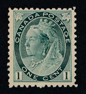 CANADA #75 MINT FINE 1c GRAY GREEN QUEEN VICTORIA