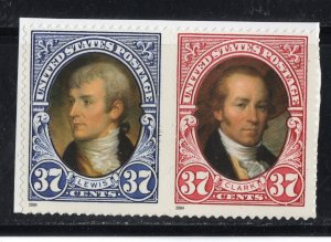 3855 - 3856 * LEWIS & CLARK *  U.S. Postage Stamps PAIR MNH