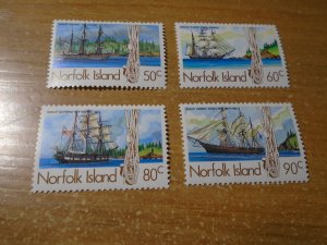 Norfolk  Island  #  360-63    MNH