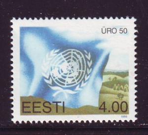 Estonia Sc 291 1995 50th Anniversary United Nations stamp mint NH