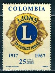 Colombia; 1967: Sc. # C492: O/Used Cpl. Set