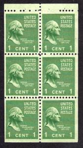 804b Mint,OG,NH...  Booklet Pane... SCV $2.00