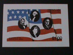 EYNHALLOW-SCOTLAND-1976-BICENTENARY OF AMERICAN REVOLUTION-IMPERF MNH S/S VF