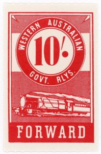 (I.B) Australia - Western Australia Railways : Parcels 10/-