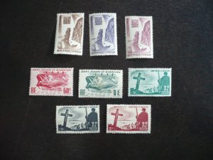 Stamps - St Pierre Miquelon - Scott#324-333 -Mint Hinged Part Set of 8 Stamps