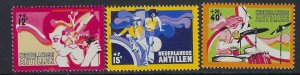 Netherlands Antilles B128-30 MNH 1974 set (ak3356)