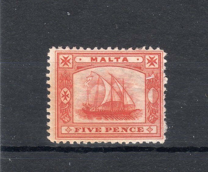 Malta 1899-1901 5d MH