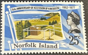 NORFOLK ISLAND # 218-MINT NEVER/HINGED--SINGLE--1977