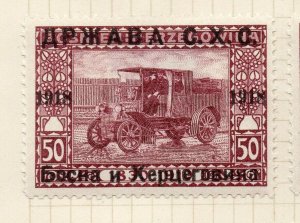 Jugoslavia 1918 Early Issue Fine Mint Hinged 50h. Optd NW-183717