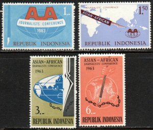 Indonesia Sc #593-596 Mint Hinged