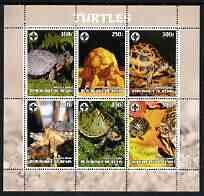 BENIN - 2003 - Turtles/Tortoises #1 - Perf 6v Sheet - MNH - Private Issue
