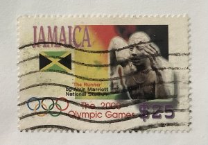 Jamaica 2000 Scott 931 used - $25, Summer Olympic Games, Sydney, the Runner