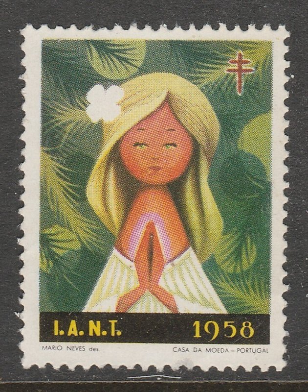 Portugal 1958 Revenue Stamp Cinderella 4023 mint no gum charity