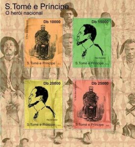 S. TOME & PRINCIPE 2010 - The National Heroes of Sao Tome & Principe