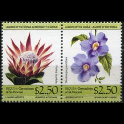 ST.VINCENT-BEQUIA 1985 - Scott# 197 Flowers $2.5 NH