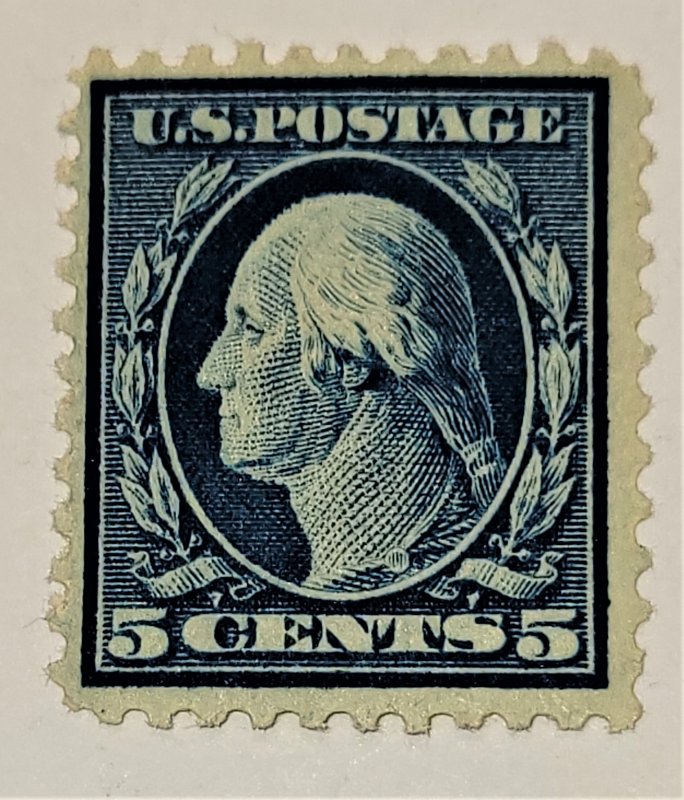 U.S. #504 5 Cent Washington Mint Never Hinged VF CV $17.50