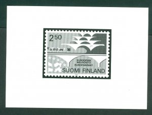 Finland. 1989 Black Print. Mnh. Council Of Eur. 40 Year Anniv.  Sc.# 805