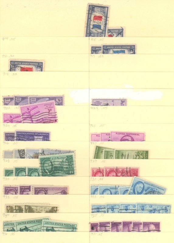 U.S. #SET/MIXED CONDITION 