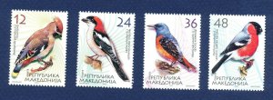 MACEDONIA -  Scott 312-315 - FVF MNH - BIRDS - 2004