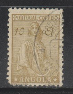 Angola,  10a Ceres (SC# 261) Used