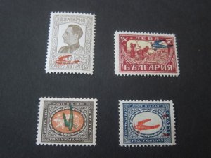 Bulgaria 1928 Sc C1-C4 set MH