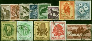Australia 1959-64 Set of 13 SG316-327 V.F.U