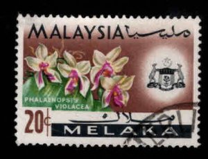 Malaysia Malacca Scott 73 Used Flower stamp